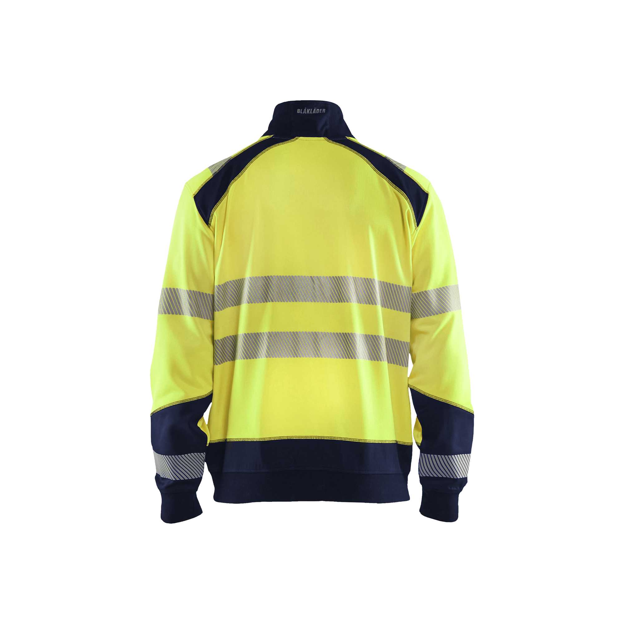 BLAKLADER 35582528 Hi Vis Reflective Full Zip Work Sweatshirt MEN - Brushed Inside